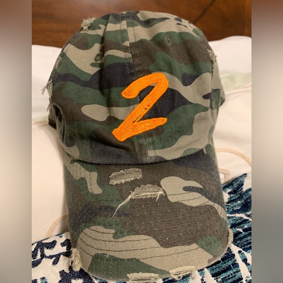 KBETHOS Other - Knethos Vintage Option 2 Adjustable Camo Distressed Cap PreOwned One Size